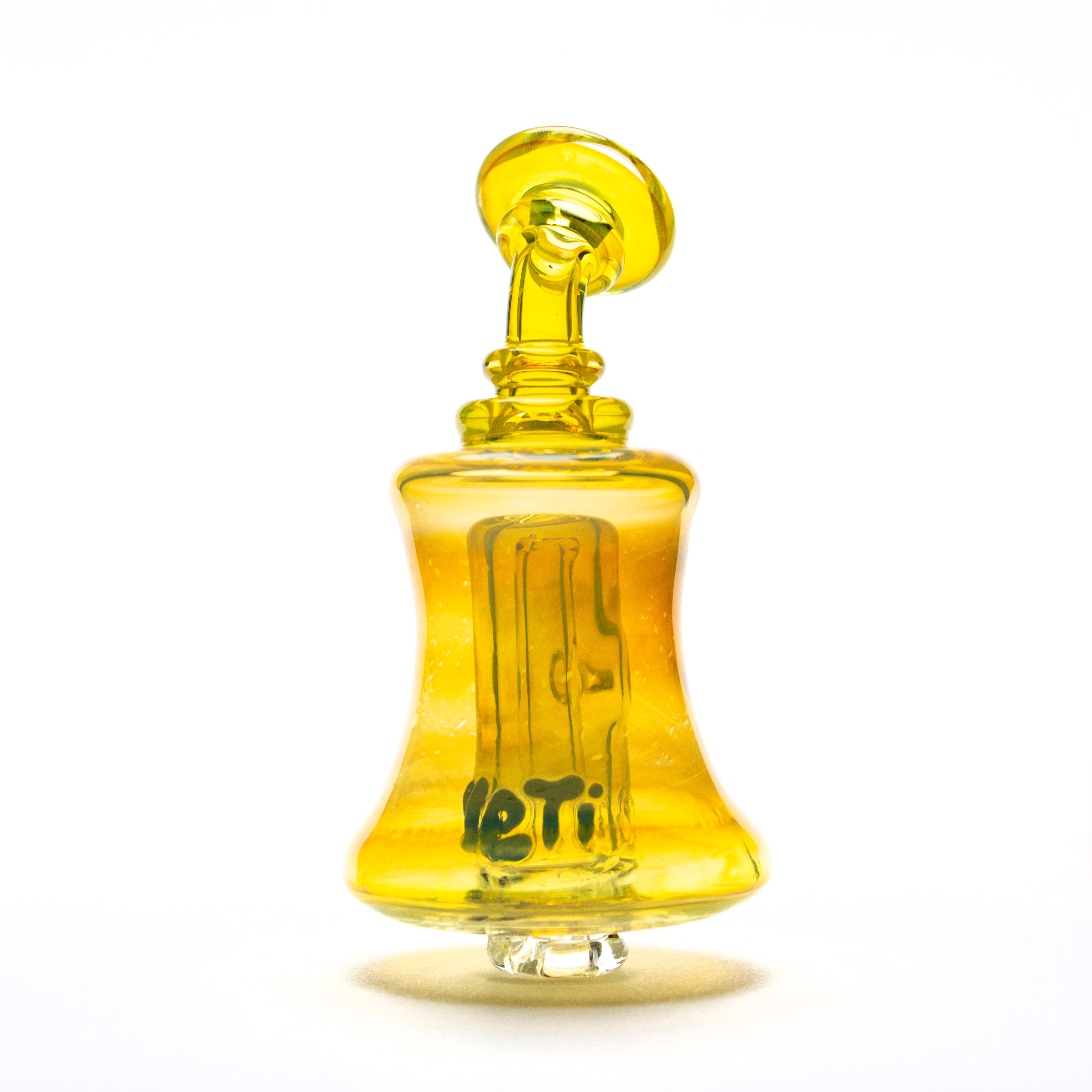Glass By Yeti Silver Fumed Pivot Shredder Bubbler #YD113 - Planet Caravan